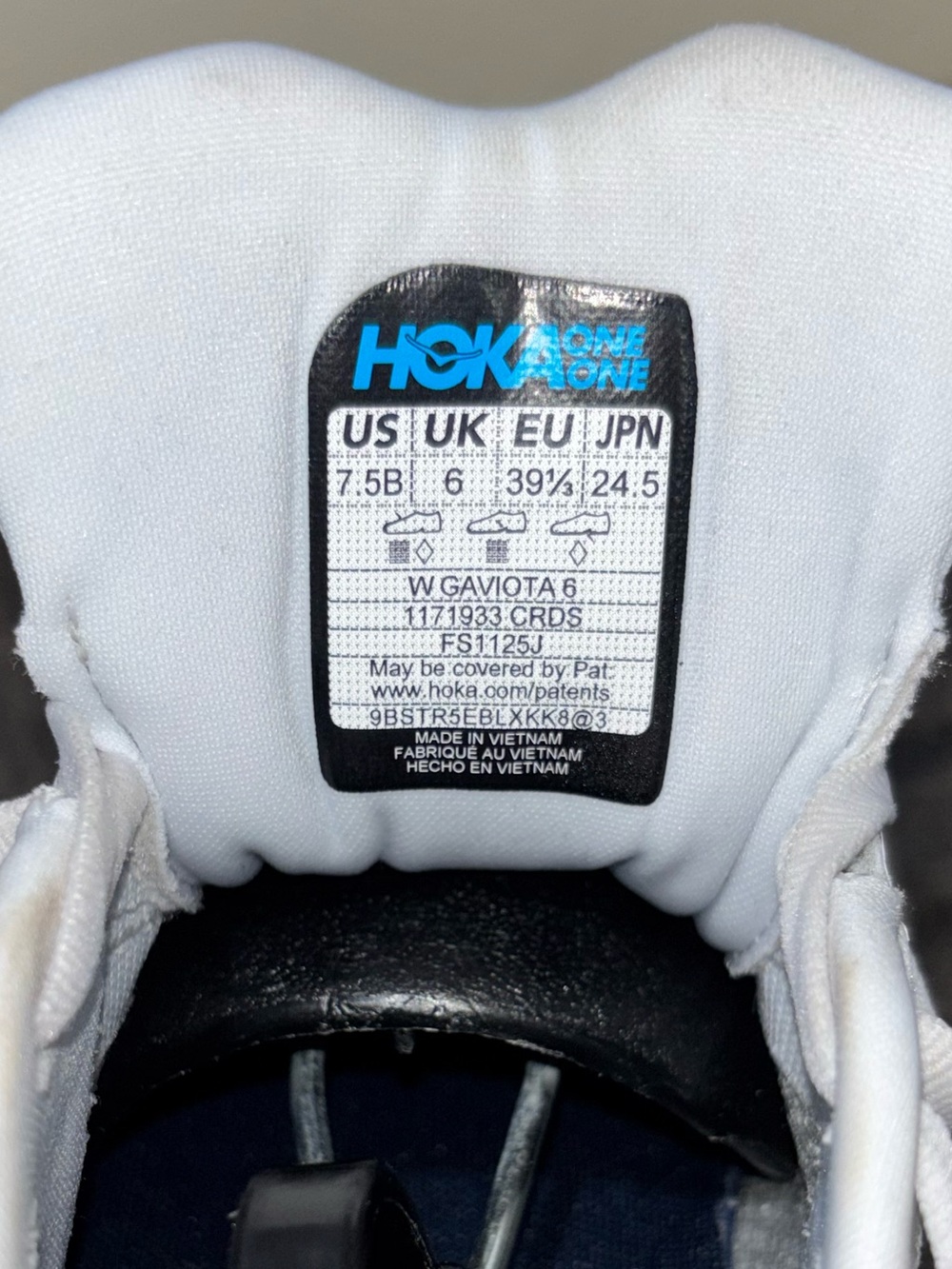 HOKA Gaviota 6 stability running shoes WOMENS SZ 7.5 - Picture 15 of 15
